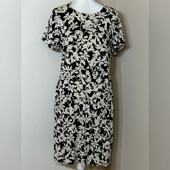 J. Jill | Dresses | J Jill Floral Knit Shift Dress Sz M Pima Cotton Modal Short Sleeve Side Pockets | Poshmark J. Jill | Dresses | J Jill Floral Knit Shift Dress Sz M Pima Cotton Modal Short Sleeve Side Pockets | Poshmark
